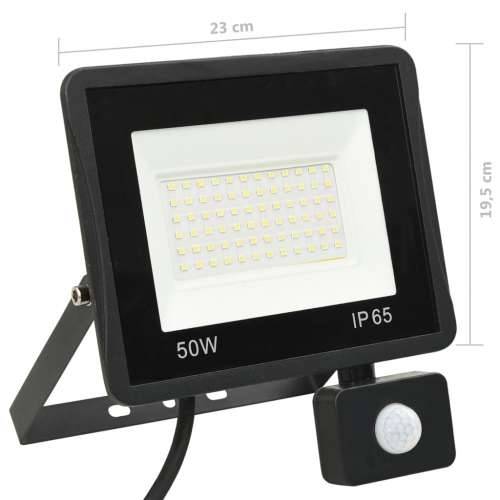 LED reflektor sa senzorom 50 W hladni bijeli - Hladna bijela 1 50 w Cijena