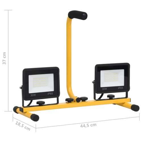 LED reflektor s ručkom 2 x 30 W topli bijeli - Topla bijela 1 2 x 30 w Cijena