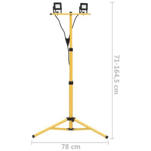 LED reflektor sa stativom 2 x 10 W topli bijeli - Topla bijela 1 2 x 10 w Cijena
