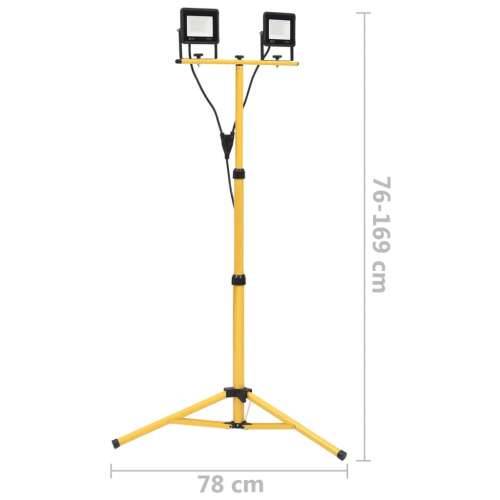 LED reflektor sa stativom 2 x 30 W topli bijeli - Topla bijela 1 2 x 30 w Cijena