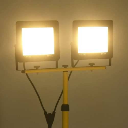 LED reflektor sa stativom 2 x 100 W topli bijeli - Topla bijela 1 2 x 100 w Cijena