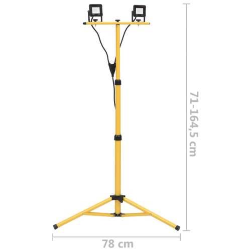 LED reflektor sa stativom 2 x 10 W hladni bijeli - Hladna bijela 1 2 x 10 w Cijena