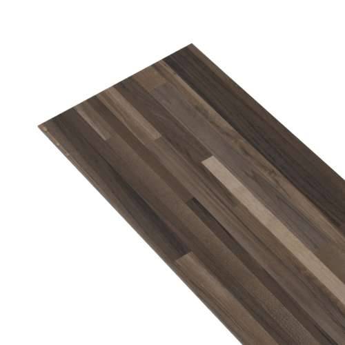 Samoljepljive podne obloge PVC 5,21 m² 2 mm prugaste smeđe - Prugasto smeđa 1 Cijena
