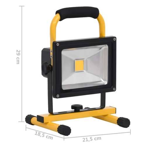 Punjivi LED reflektor s ručkom 30 W hladni bijeli - Hladna bijela 1 30 w Cijena