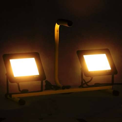 LED reflektor s ručkom 2 x 50 W topli bijeli - Topla bijela 1 2 x 50 w Cijena