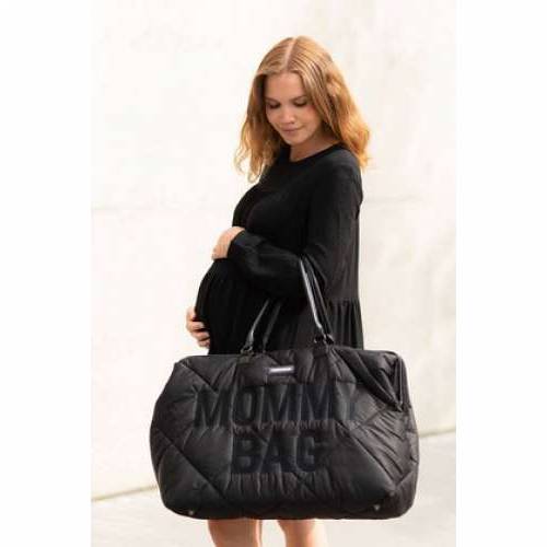 Childhome Torba Mommy Bag Puffered - Black Cijena