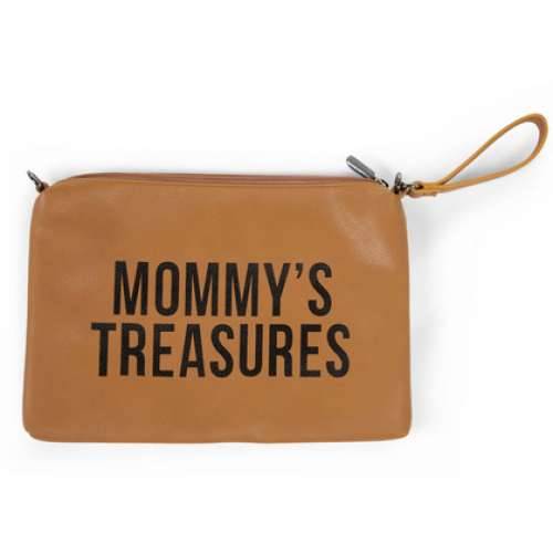 Childhome torbica Mommy’s Treasures - Leatherlook brown Cijena