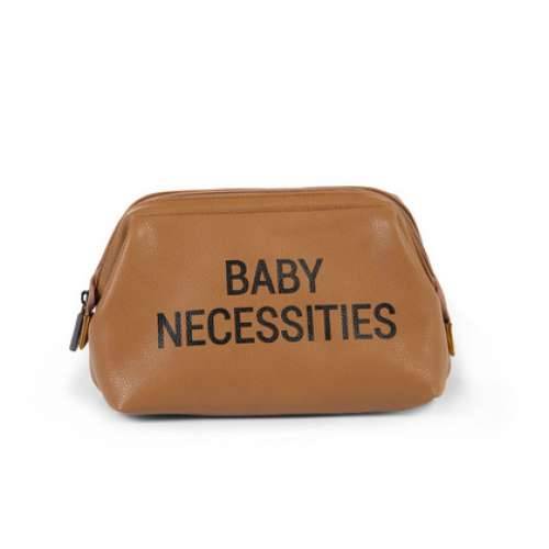 Childhome “Baby Necessities” toaletna torbica - Leatherlook smeđa