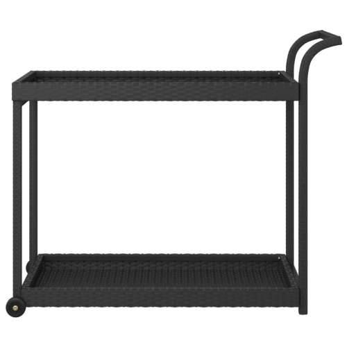 Barska kolica crna 100 x 45 x 83 cm od poliratana Cijena