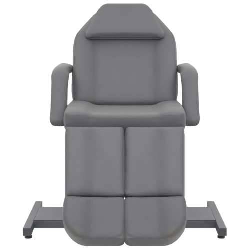 Kozmetička stolica od umjetne kože siva 180 x 62 x 78 cm Cijena