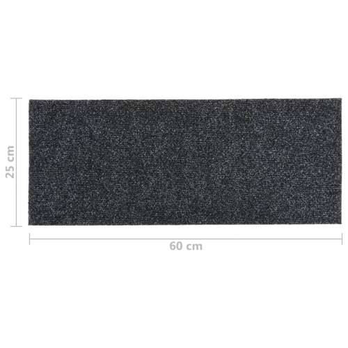 Ljepljivi tepisi za stepenice 15 kom 60 x 25 cm sivi - Siva 60 x 25 cm 15 Cijena