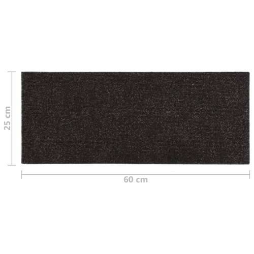 Ljepljivi tepisi za stepenice 15 kom 60 x 25 cm smeđi - Smeđa 60 x 25 cm 15 Cijena
