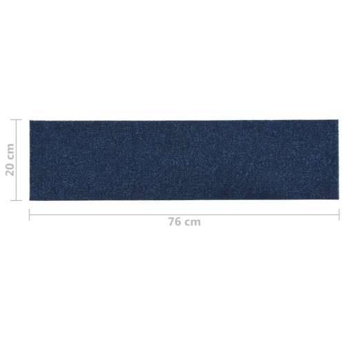 Ljepljivi tepisi za stepenice 15 kom 76 x 20 cm plavi - Plava 76 x 20 cm 15 Cijena