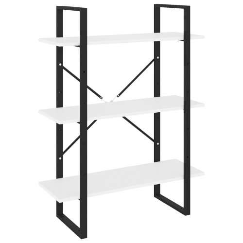 Ormarić za knjige bijeli 80 x 30 x 105 cm konstruirano drvo - Bijela 1 105 cm Konstruirano drvo Cijena