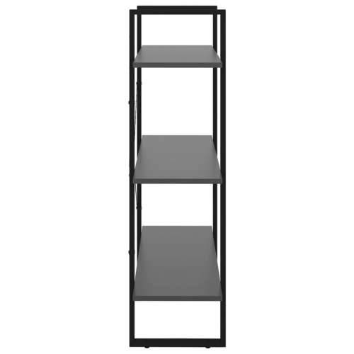 Ormarić za knjige sivi 80 x 30 x 105 cm konstruirano drvo - Siva 1 105 cm Konstruirano drvo Cijena