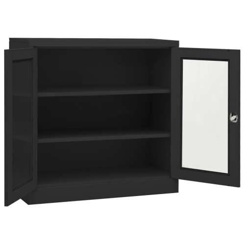 Uredski ormarić antracit 90 x 40 x 90 cm čelični - Antracit 90 x 40 x 90 cm 1 Cijena