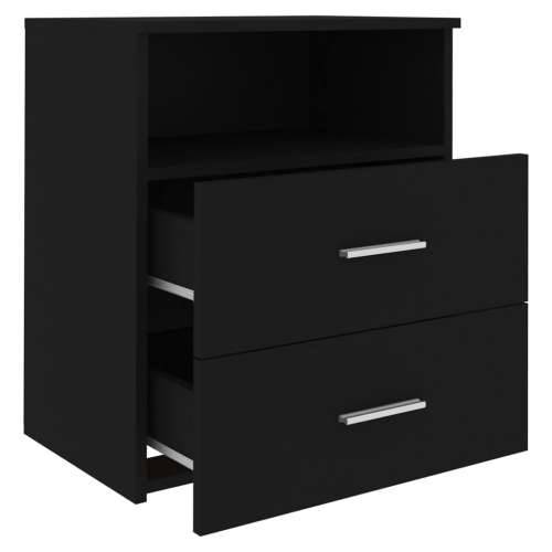 Noćni ormarići 2 kom crni 50 x 32 x 60 cm - Crna 2 Cijena