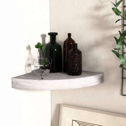 Kutna zidna polica siva boja betona 35 x 35 x 3,8 cm MDF - Beton siva 35 x 35 x 3.8 cm 1 Cijena