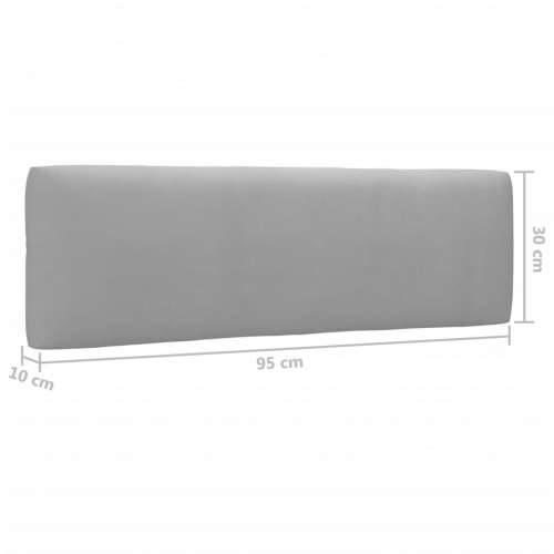 Kutna vrtna sofa od paleta od bijelo impregnirane borovine - Siva 1 kutna sofa Bijela Cijena