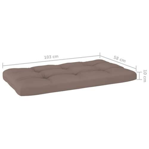 Kutna vrtna sofa od paleta od bijelo impregnirane borovine - Sivo-smeđa 1 kutna sofa Bijela Cijena