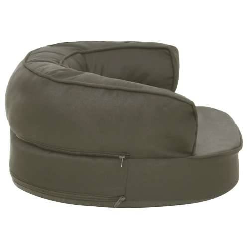 Ergonomski madrac za pse 60 x 42 cm tamnosivi izgled platna - Tamno siva 60 x 42 cm Cijena