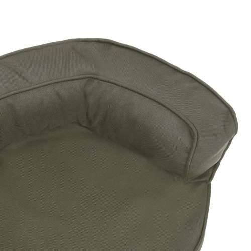Ergonomski madrac za pse 60 x 42 cm tamnosivi izgled platna - Tamno siva 60 x 42 cm Cijena