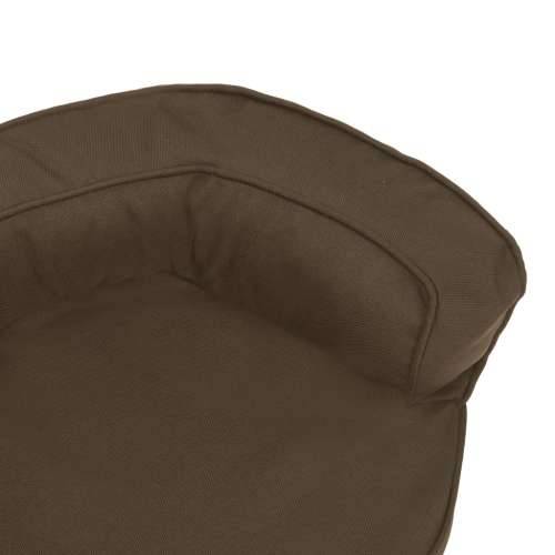 Ergonomski madrac za pse 60 x 42 cm izgled platna smeđi - Smeđa 60 x 42 cm Cijena