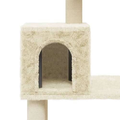 Penjalica za mačke sa stupovima za grebanje krem 147 cm Cijena