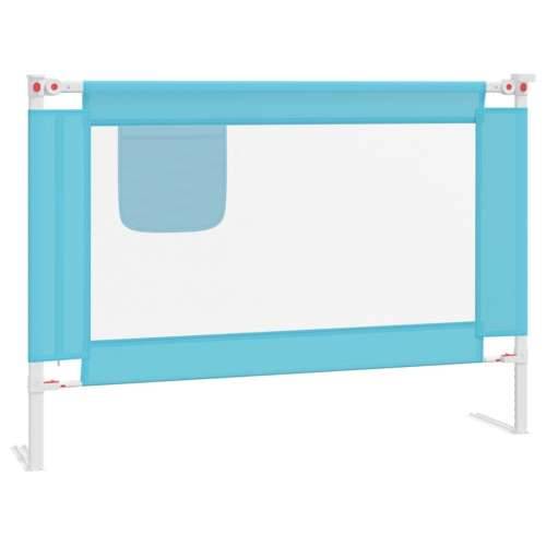 Sigurnosna ograda za dječji krevet plava 90 x 25 cm od tkanine Cijena