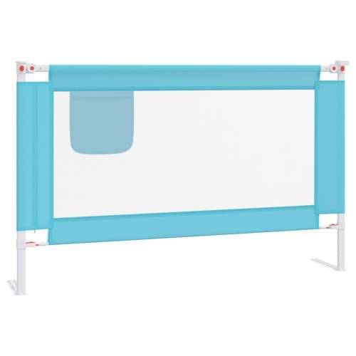 Sigurnosna ograda za dječji krevet plava 120 x 25 cm od tkanine Cijena