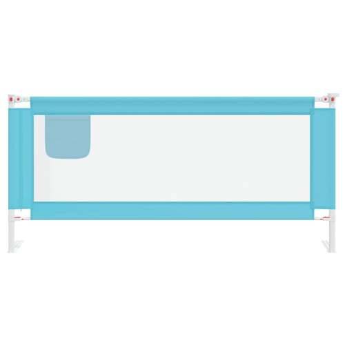 Sigurnosna ograda za dječji krevet plava 200 x 25 cm od tkanine Cijena