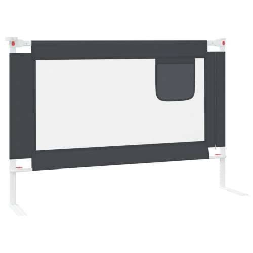 Sigurnosna ograda za dječji krevet tamnosiva 100x25 cm tkanina Cijena