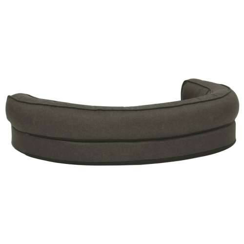 Ergonomski madrac za pse 75 x 53 cm izgled platna tamnosivi - Tamno siva 75 x 53 cm Cijena