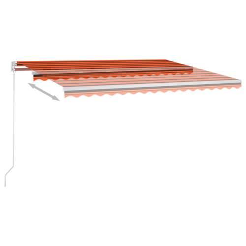 Automatska tenda sa senzorom LED 4,5 x 3 m narančasto-smeđa - Šareni 4.5 x 3 m 1 Cijena