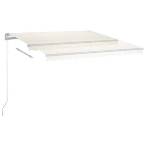 Automatska tenda sa senzorom za vjetar LED 4,5 x 3,5 m krem - Krema 4.5 x 3.5 m 1 Cijena