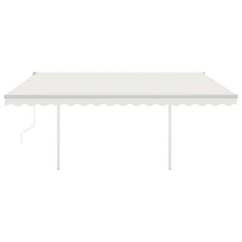 Automatska tenda sa senzorom za vjetar LED 4,5 x 3,5 m krem - Krema 4.5 x 3.5 m 1 Cijena