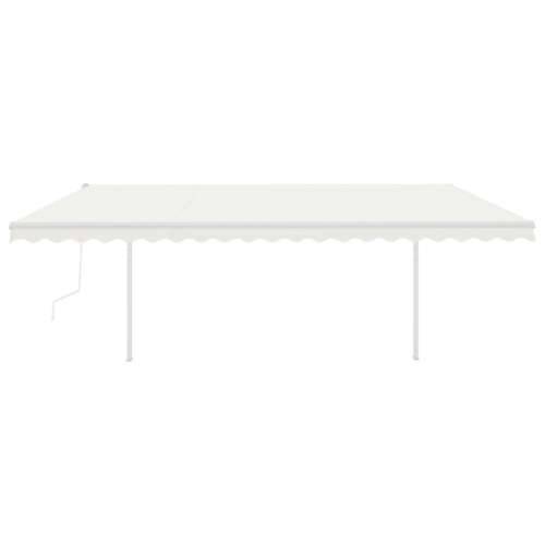 Automatska tenda sa senzorom za vjetar LED 5 x 3,5 m krem - Krema 5 x 3.5 m 1 Cijena
