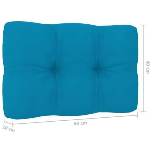 Vrtna stolica s plavim jastucima od impregnirane borovine Cijena
