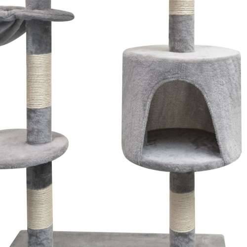 Penjalica Grebalica za Mačke sa Stupovima od Sisala 125 cm Siva Cijena