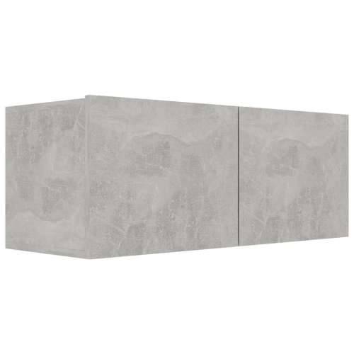 TV ormarići 4 kom siva boja betona 80 x 30 x 30 cm od iverice Cijena