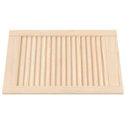 Vrata za ormarić rešetkasti dizajn 4 kom 61,5x39,4 cm borovina - Prirodna 61.5 x 39.4 cm 4 Cijena