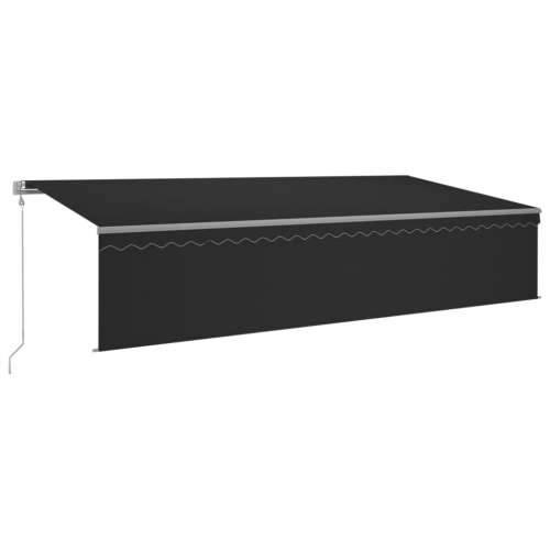Automatska tenda s roletom i senzorom LED 6 x 3 m antracit - Antracit 6 x 3 m 1 Cijena