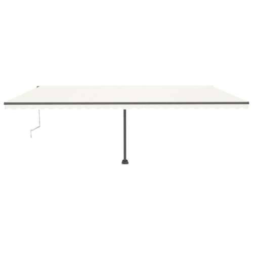 Automatska tenda sa senzorom za vjetar LED 600 x 300 cm krem - Krema 600 x 300 cm 1 Cijena
