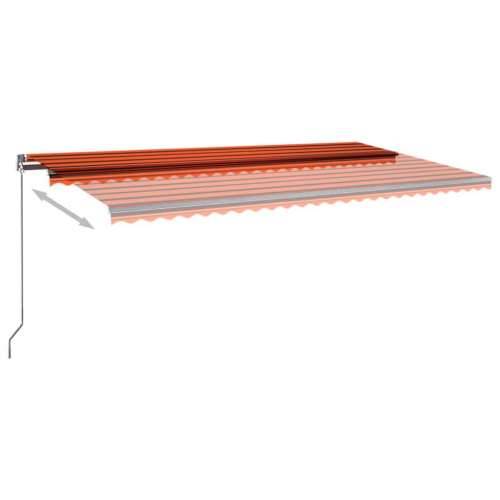 Automatska tenda sa senzorom LED 600 x 300 cm narančasto-smeđa - Šareni 600 x 300 cm 1 Cijena