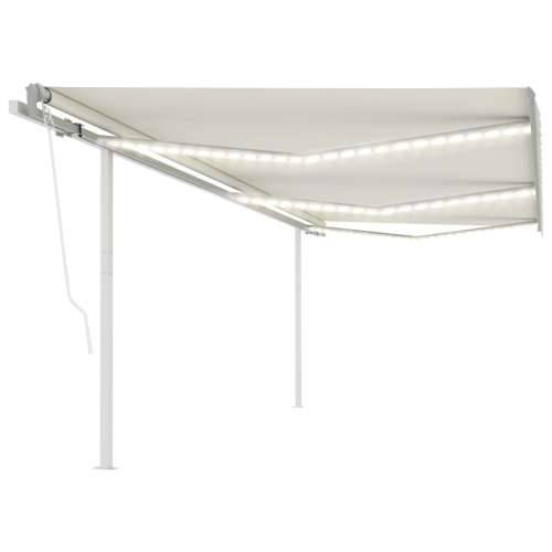 Automatska tenda sa senzorom za vjetar LED 6 x 3,5 m krem - Krema 6 x 3.5 m 1 Cijena