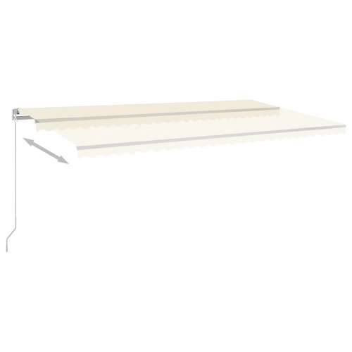 Automatska tenda sa senzorom za vjetar LED 6 x 3,5 m krem - Krema 6 x 3.5 m 1 Cijena