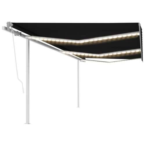 Automatska tenda sa senzorom za vjetar LED 6 x 3,5 m antracit - Antracit 6 x 3.5 m 1 Cijena