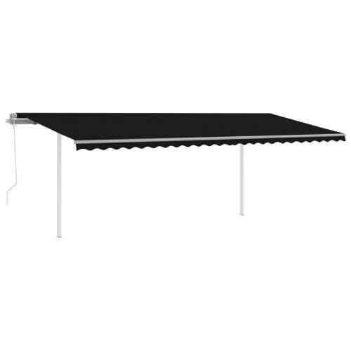 Automatska tenda sa senzorom za vjetar LED 6 x 3,5 m antracit - Antracit 6 x 3.5 m 1 Cijena