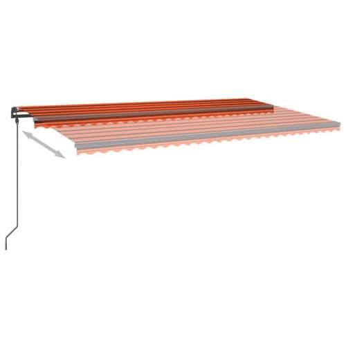 Automatska tenda sa senzorom LED 6 x 3 m narančasto-smeđa - Šareni 6 x 3 m 1 Cijena