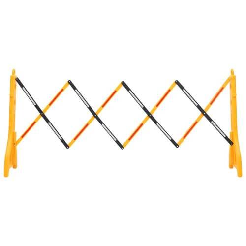 Sklopiva prometna barijera žuto-crna 250 x 38 x 96 cm - 250 x 38 x 96 cm 1 Cijena